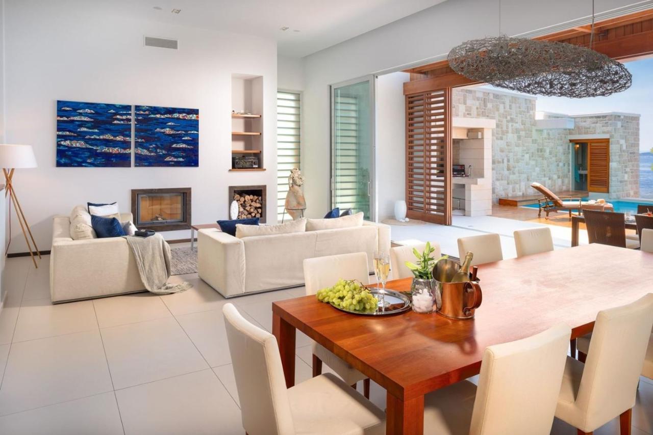 Luxury Seafront Villa Brela Pride With Private Heated Pool At The Beach In Brela - Baska Voda エクステリア 写真
